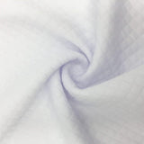 Poly Diamond Quilt White