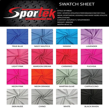 Performance Rib Spandex Fabric
