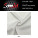 Polyester Rib Knit Sublimation Fabric PFP White