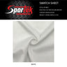 Polyester Rib Knit Sublimation Fabric PFP White