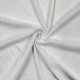Poly 1x1 Rib White Sublimation-Ready Activewear Fabric