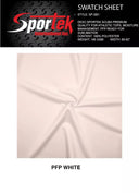 Polyester Scuba Fabric White Performance