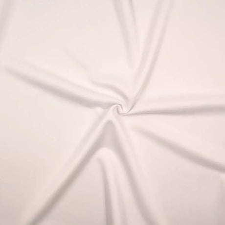 Polyester Scuba Fabric White Performance