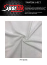 Spun Poly Spandex Jersey White Sublimation