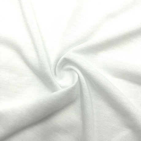 Spun Polyester Jersey White Sublimation T-Shirt Fabric