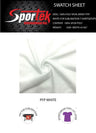 Spun Polyester Jersey White Sublimation T-Shirt Fabric