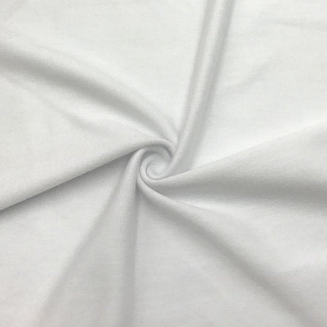 Poly Spandex Jersey White
