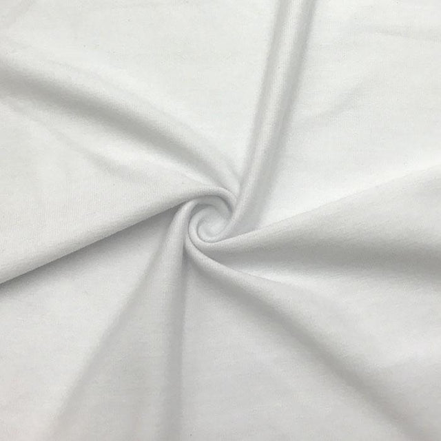Poly Spandex Jersey White