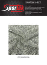Stretch Mesh Silver Sequin Fabric