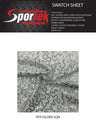 Sequin Stretch Jersey Silver Fabric
