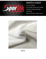 Micro Suede Sports Towel White