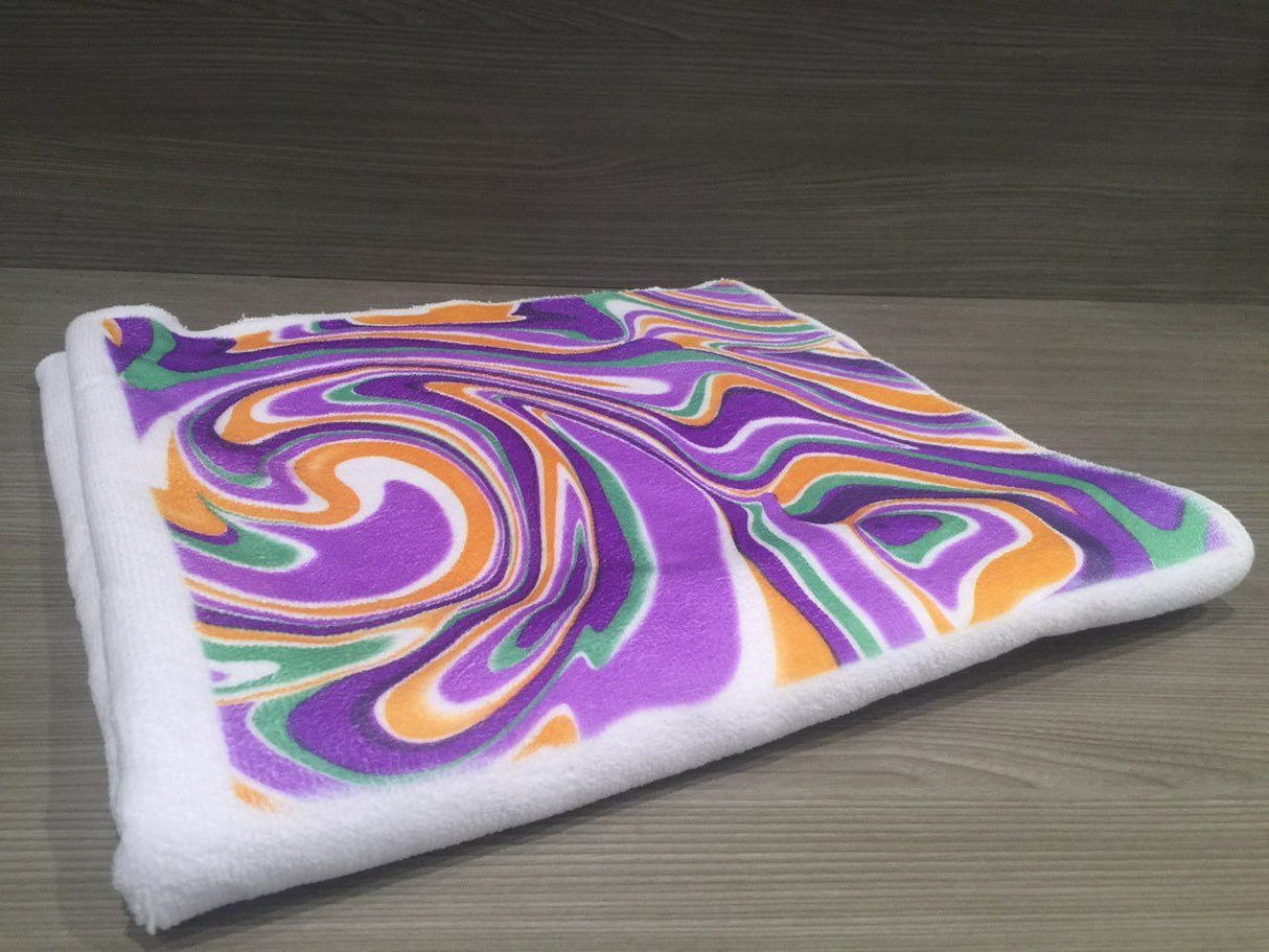 Poly Face Towel Fabric for Sublimation White