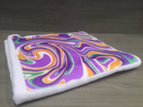 Poly Face Towel Fabric for Sublimation White