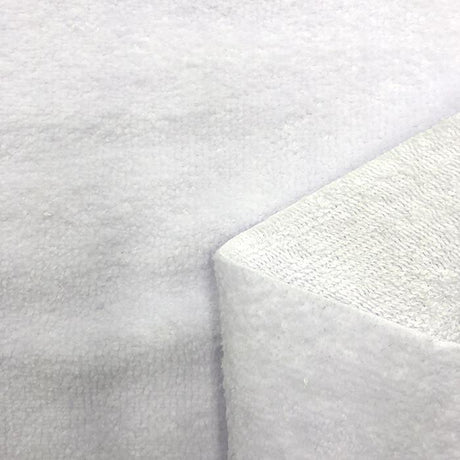 Poly Face Towel Fabric for Sublimation White