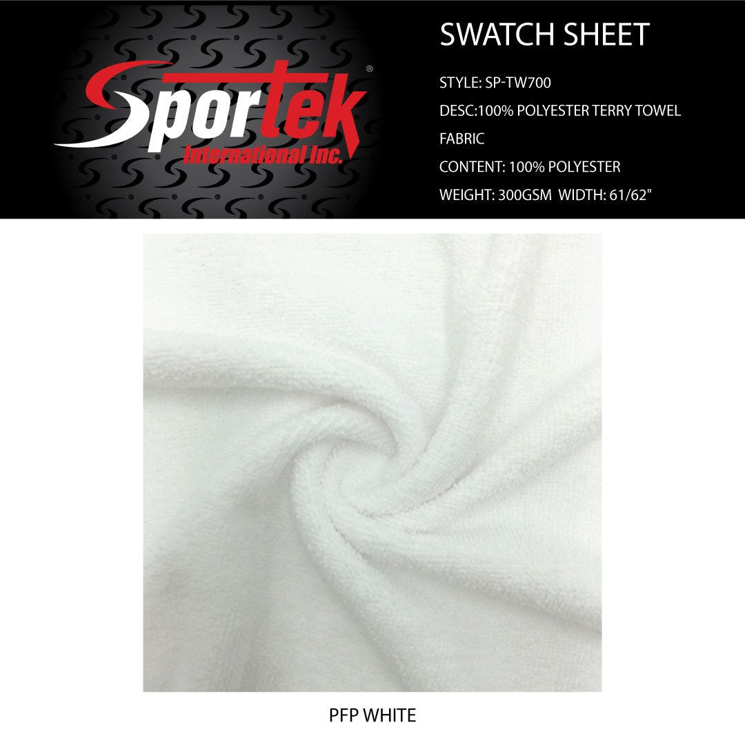 Polyester Terry Towel Wicking White