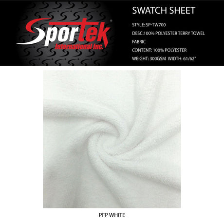 Polyester Terry Towel Wicking White