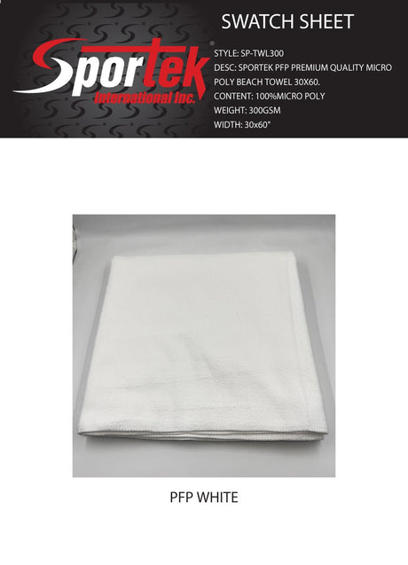 Micro Poly PFP Beach Towel 30x60