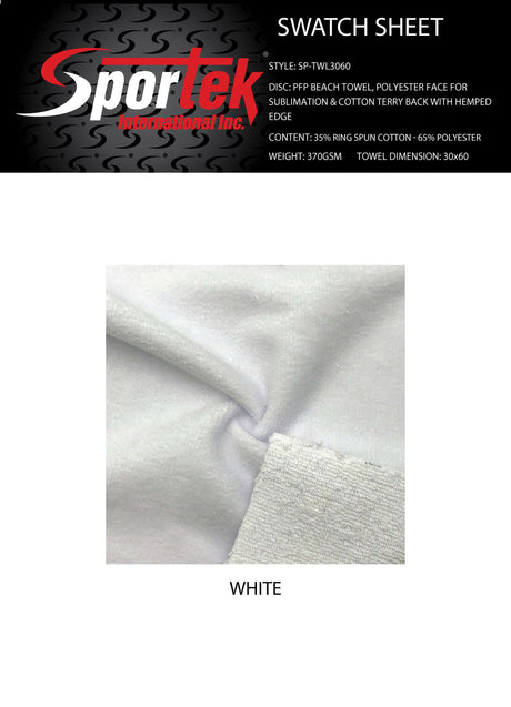Polyester Face Beach Towel for Sublimation