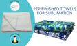 Polyester Face Beach Towel for Sublimation
