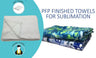 Polyester Face Beach Towel for Sublimation