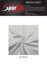 Light Interlock UV Protection Performance Fabric White