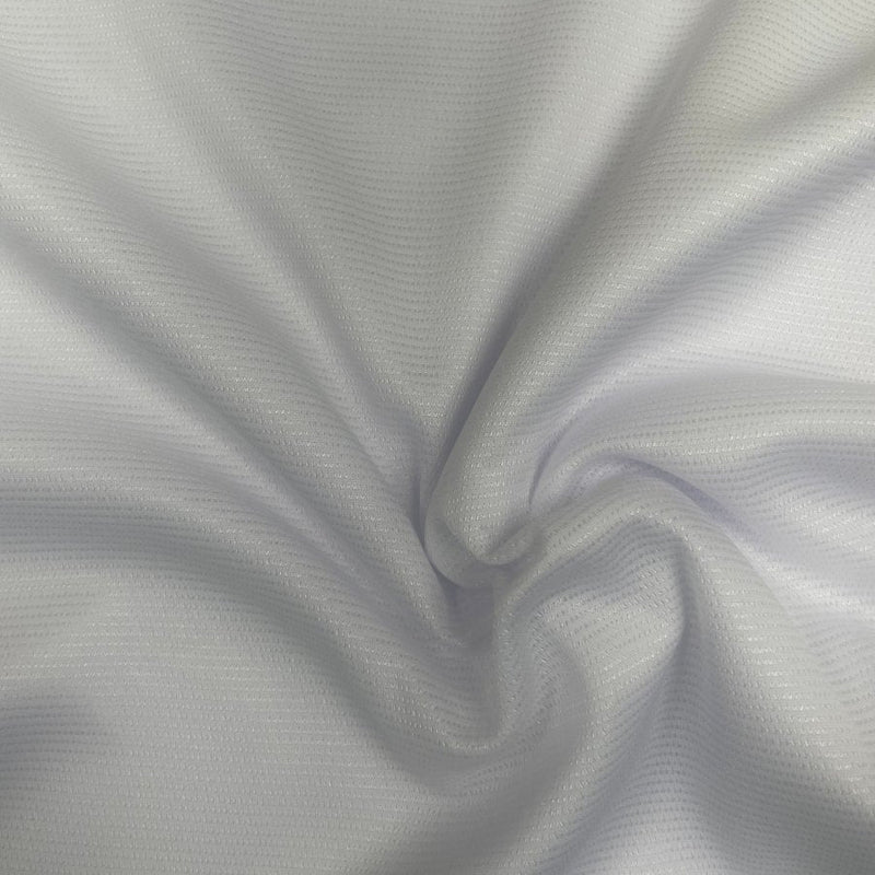 Polyester Spandex UV Performance Fabric White