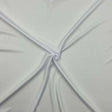 Micro Poly Waffle Knit White Activewear Fabric