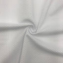 Poly Spandex Honey Comb 3D Mesh White