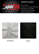Poly Spandex Honey Comb 3D Mesh White