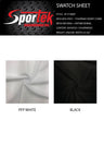 Poly Spandex Honey Comb 3D Mesh White