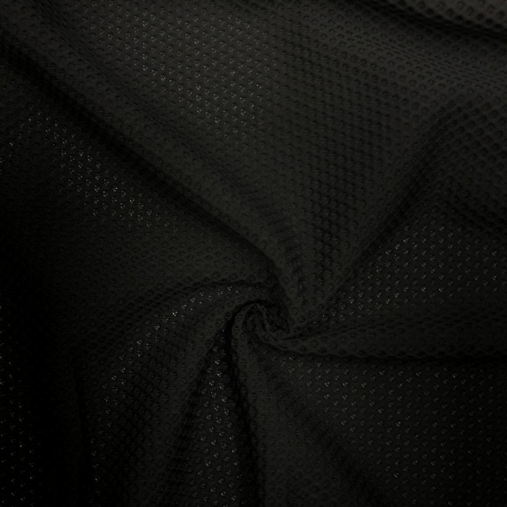 Poly Spandex Honey Comb 3D Mesh White