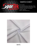 Mesh White Moisture Management Activewear Fabric
