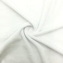 Micro Poly Velour PFP Fabric White