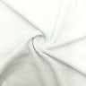 Micro Poly Velour PFP Fabric White