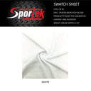 Micro Poly Velour PFP Fabric White
