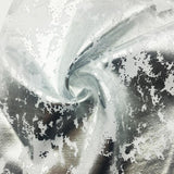 Poly Spandex Foil White Silver