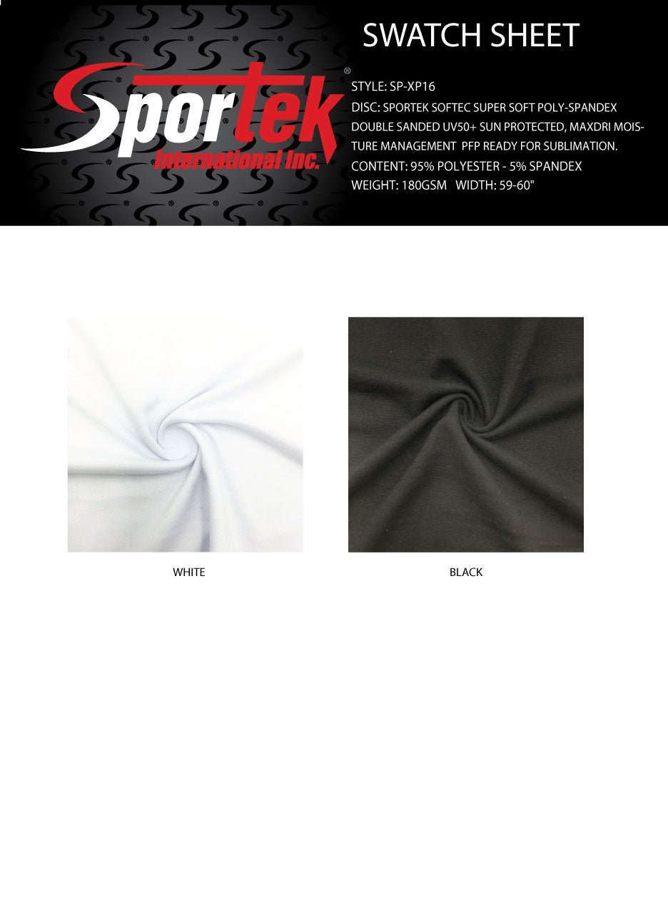 Moisture Management Spandex White