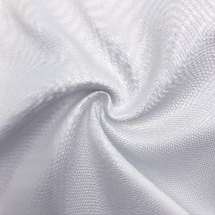 Spacer Interlock 4-Way Stretch White Activewear Fabric