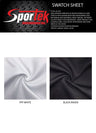 Spacer Interlock 4-Way Stretch White Activewear Fabric
