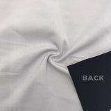 Interlock Nylon Poly Spandex White Compression Activewear