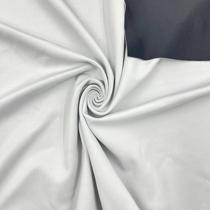 Perfo Breeze Nylon Poly Spandex Interlock Fabric White