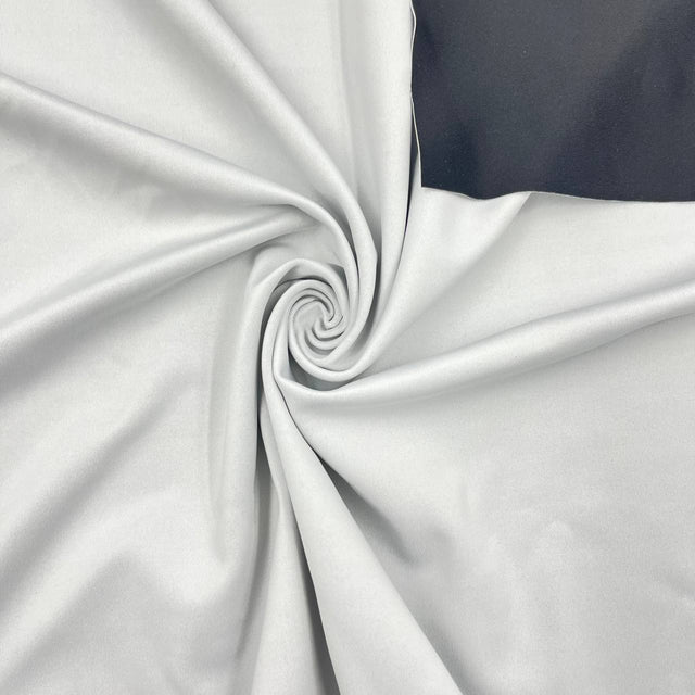 Perfo Breeze Nylon Poly Spandex Interlock Fabric White