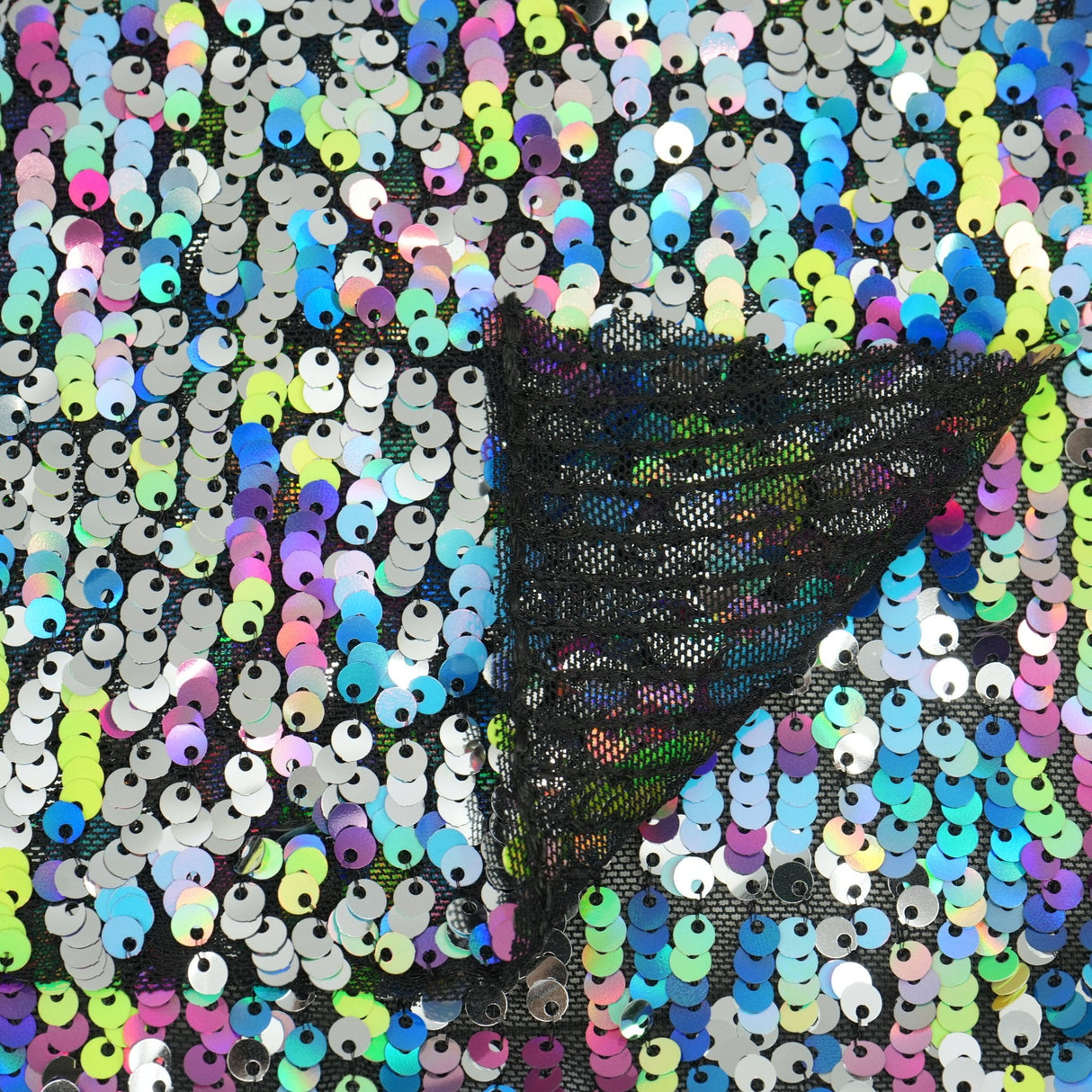 Sequin Mesh Stretch Fabric