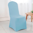 Spandex Banquet Chair Cover Baby Blue