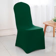 Spandex Banquet Chair Cover Hunter Green