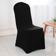 Economy Spandex Banquet Chair Cover Black