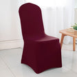 Spandex Banquet Chair Cover Burgundy