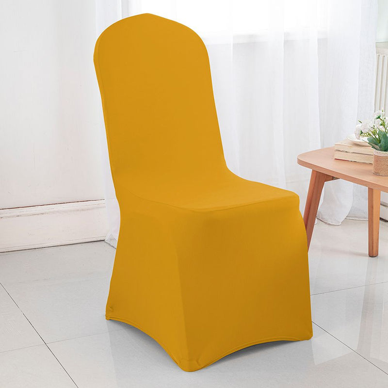 Spandex Banquet Chair Cover Gold