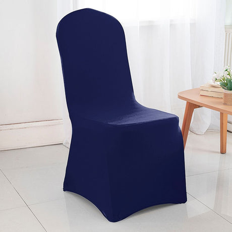 Spandex Banquet Chair Cover Navy Blue