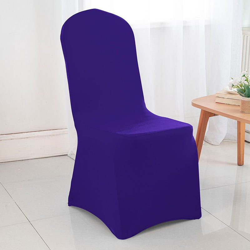 Spandex Banquet Chair Cover Regency Purple